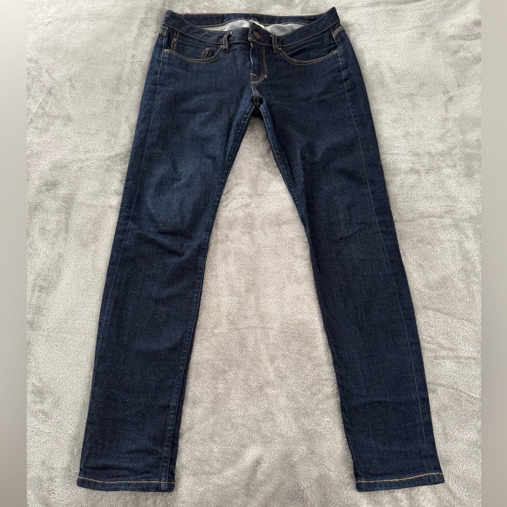 Railcar Fine Goods Selvedge Jeans Mens 29x30 Blue Dark Wash Denim Slim Fit